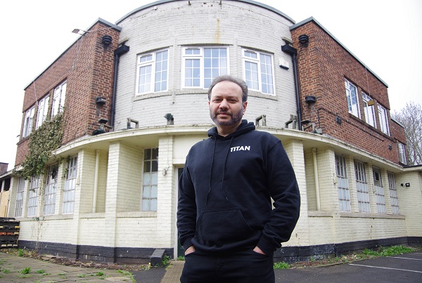 Tariq Muhammad outside the Merchants Arms in Stapleton