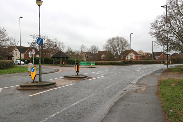 Westons Brake junction with Badminton Road