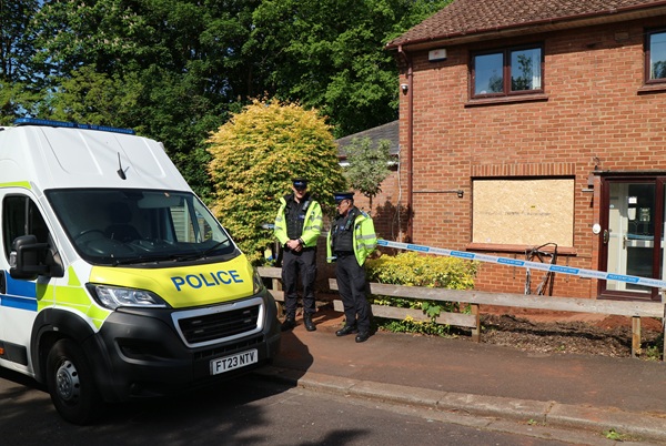 The house in Sterncourt road, Frenchay, where a woman and a man, Jo Shaw and Ryan Kelly, died in an explosion on May 3 2026